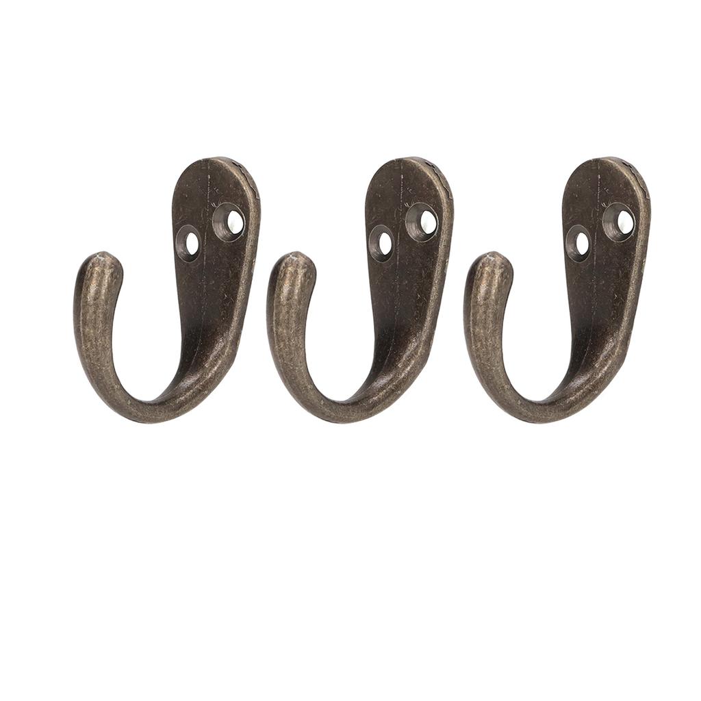 20er Set Vintage Wandhaken Bronze Zinklegierung Retro Stil Dekorative Hängehaken für Bauernhausküche