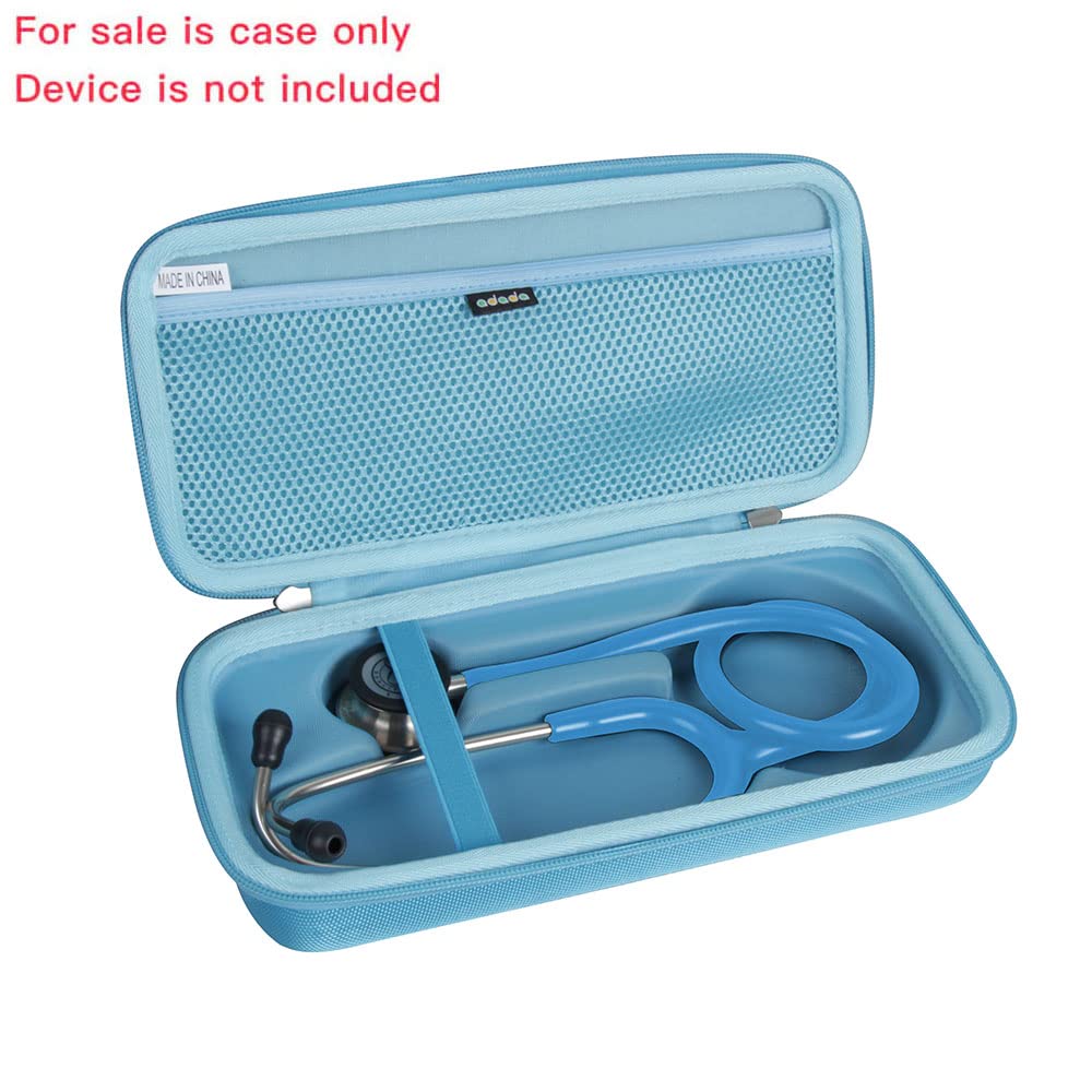 Adada Protective Storage Case for Littmann Classic III Stethoscope (Case Only) (Light Blue)