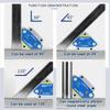 2PCS/4PCS 12.5KG Magnetic Welding Holders Angle Solder Arrow Magnet Weld Fixer Positioner Ferrite Holding Auxiliary Locator Tools
