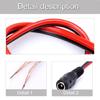 Standard 5.5x2.1mm Female Power Cable, Power Pigtail Wire for Safe Electrical Supply Security Camera, ,