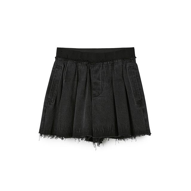 LAP Waistband Deck Pleated Skirt Pants Aq3Dp864