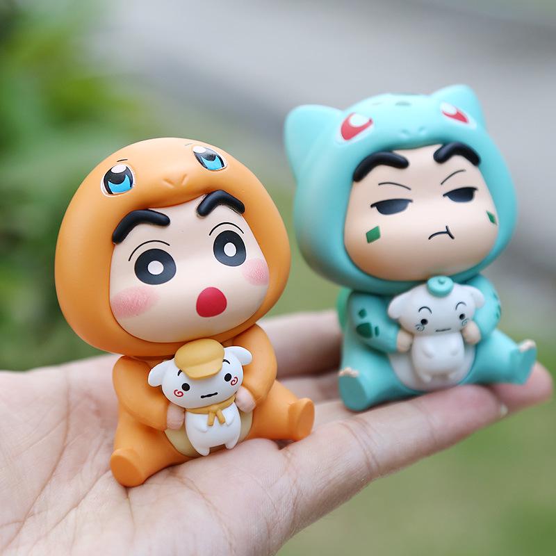 Cosplay Cute Psyduck, Squirtle & Bulbasaur Figure Model Blind Box Ornament