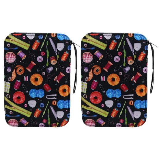 114 Stück/Set Tragbares Nähset mit Etui Buntes Garn Nadel Schneider Schere Maßband Professionell Anfänger Zuhause Reise Notfall Nähen