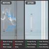 High quality silicone T-shaped windproof sealing strip, suitable for door and glass gaps - transparent,durable,and easy to stick