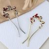 Alloy Hair Stick with Snake Perfect for Parties and Weddings Alloy Serpents Hairpin Photo Props