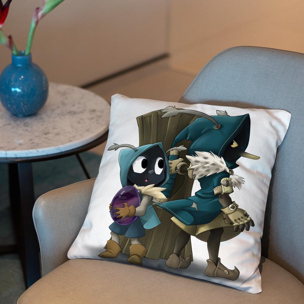 Game D-Dofus Cushion Cover 2-in-1 Reversible Plush Pillow Cover | Car/Sofa/Bed | Perfect Gift