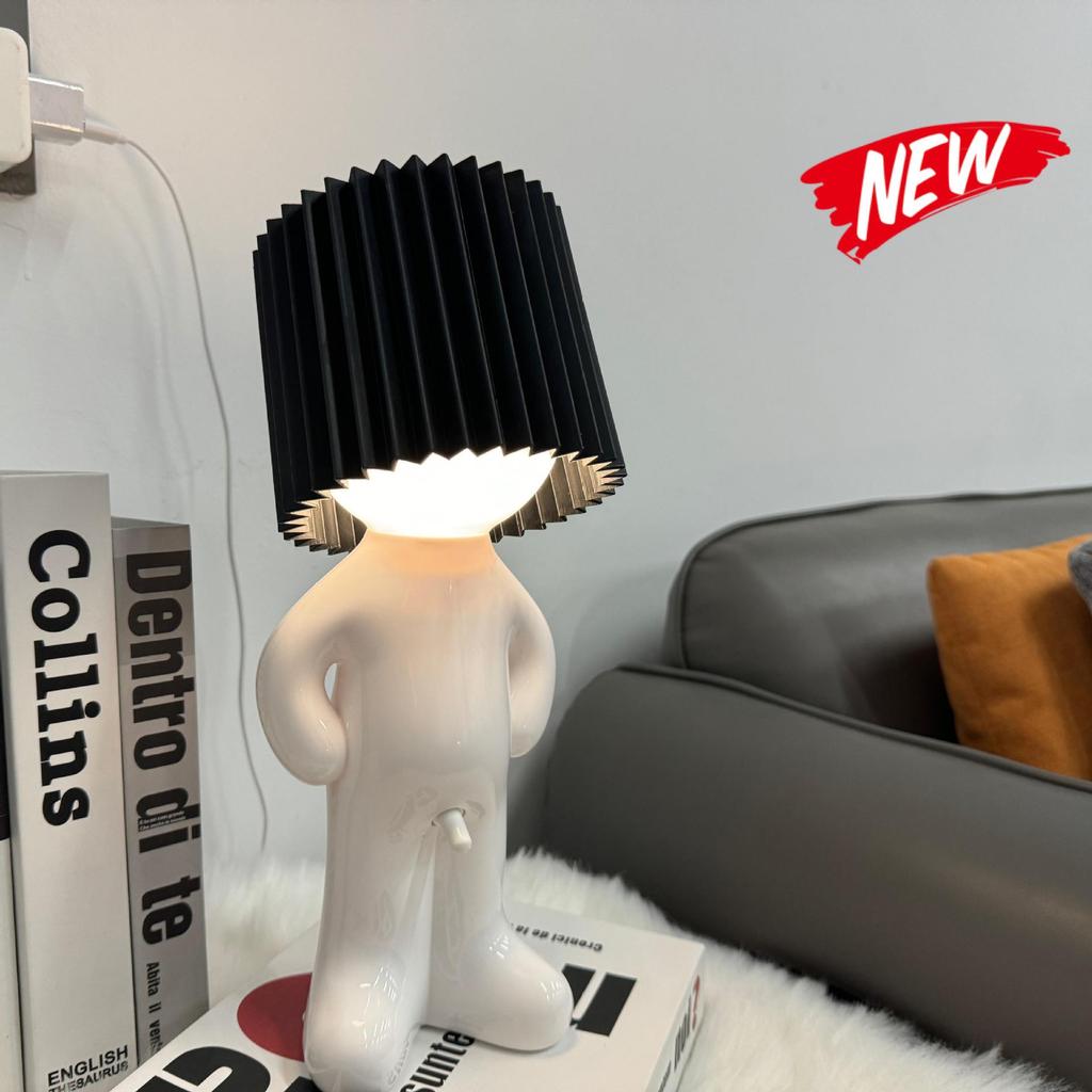 Creative USB Plug-in MR P Shy Desk Lamp - Shy Boy Night Light
