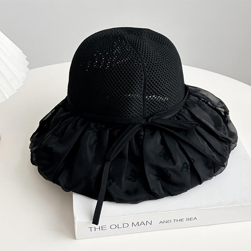 2025 New Big Eaves Bucket Hat Summer Sunscreen Sunshade Sun Hat Outdoor Foldable UV Protection