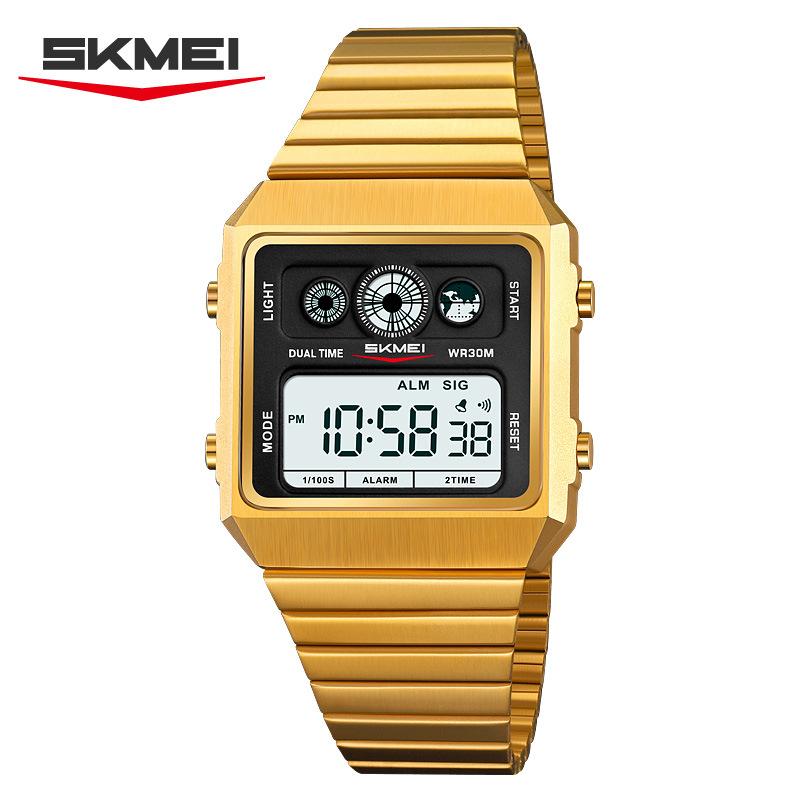 Electronic watch Fashion multi-functional men's watch Timed alarm Waterproof watch