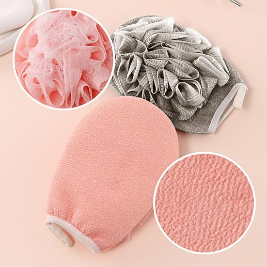 Éponge de bain Ultra douce, mousse rapide, fausse soie, gant de douche exfoliant Double face, Loofah pour la maison