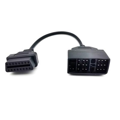 Para TOYOTA 22 pinos para 16 pinos Fêmea Cabo Obd2 OBD1 para OBD2 Cabo Adaptador de Cabo de Conexão.