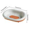 Soap Case Double-Layer Non Slip Bathroom Accessories Bathroom Soap Dish For Indoor Kitchen Shower Counter Hotel Bathtub Restroom