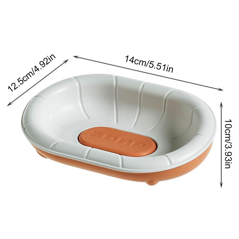 

Soap Case Double-Layer Non Slip Bathroom Accessories Bathroom Soap Dish For Indoor Kitchen Shower Counter Hotel Bathtub Restroom