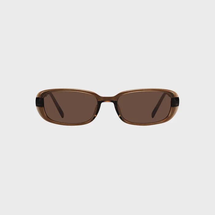Hugh - Coffee Brown Square Sunglasses