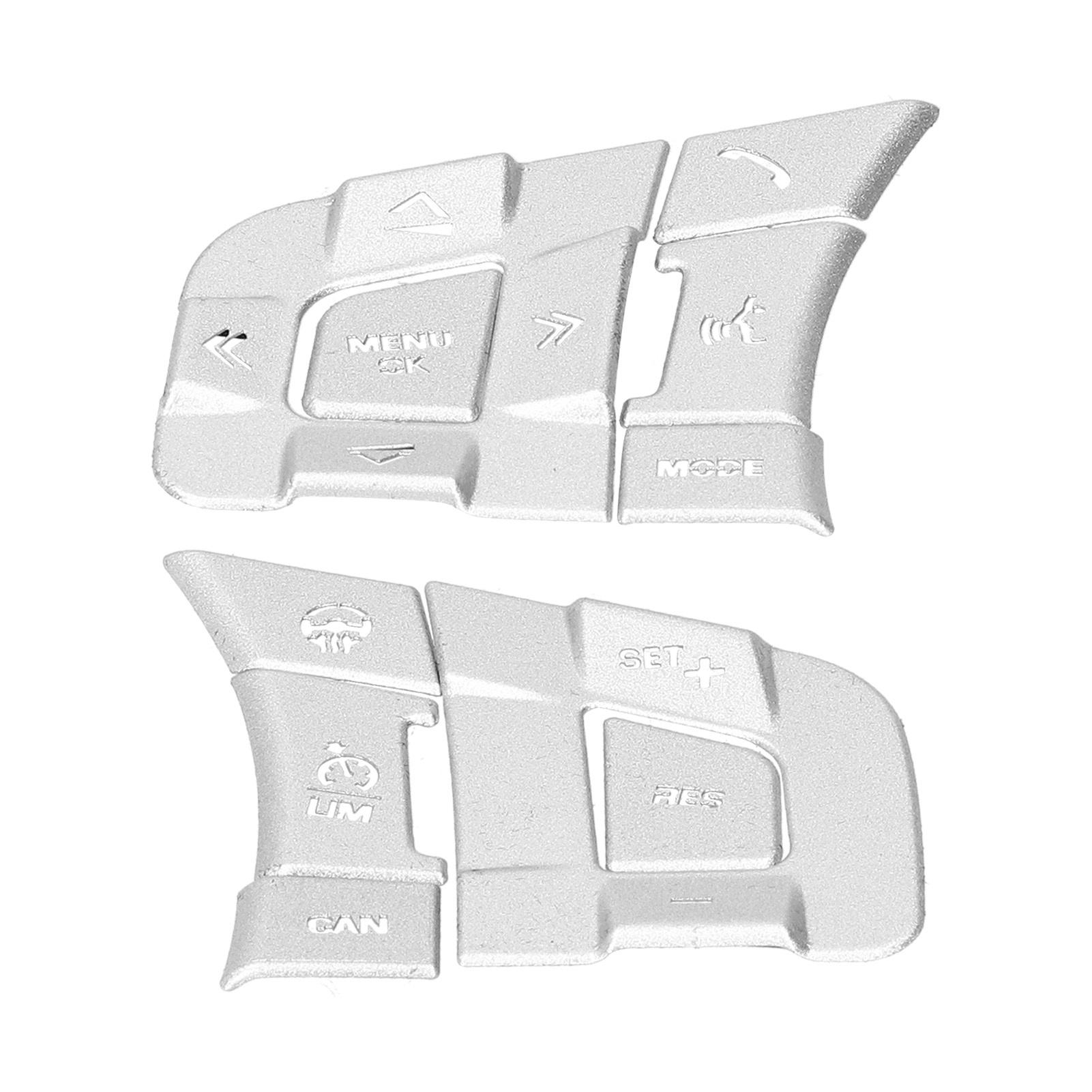 

10 шт. отделка кнопок рулевого колеса подходит для Jaguar XE XF XJL XFL FPace X760 X260 X761