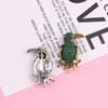 Style Creative Cute Pin Animal Diamond Brooch