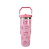 30Oz Car Cup 304 Stainless Steel Vacuum Insulation Cold Preservation Handle Cup Cartoon Kt Cat Car Cup Ice Bar