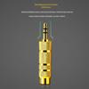 Jinghua 6.35mm to 3.5mm Male to Female Audio Adapter for Headphones, Microphone, and Speakers