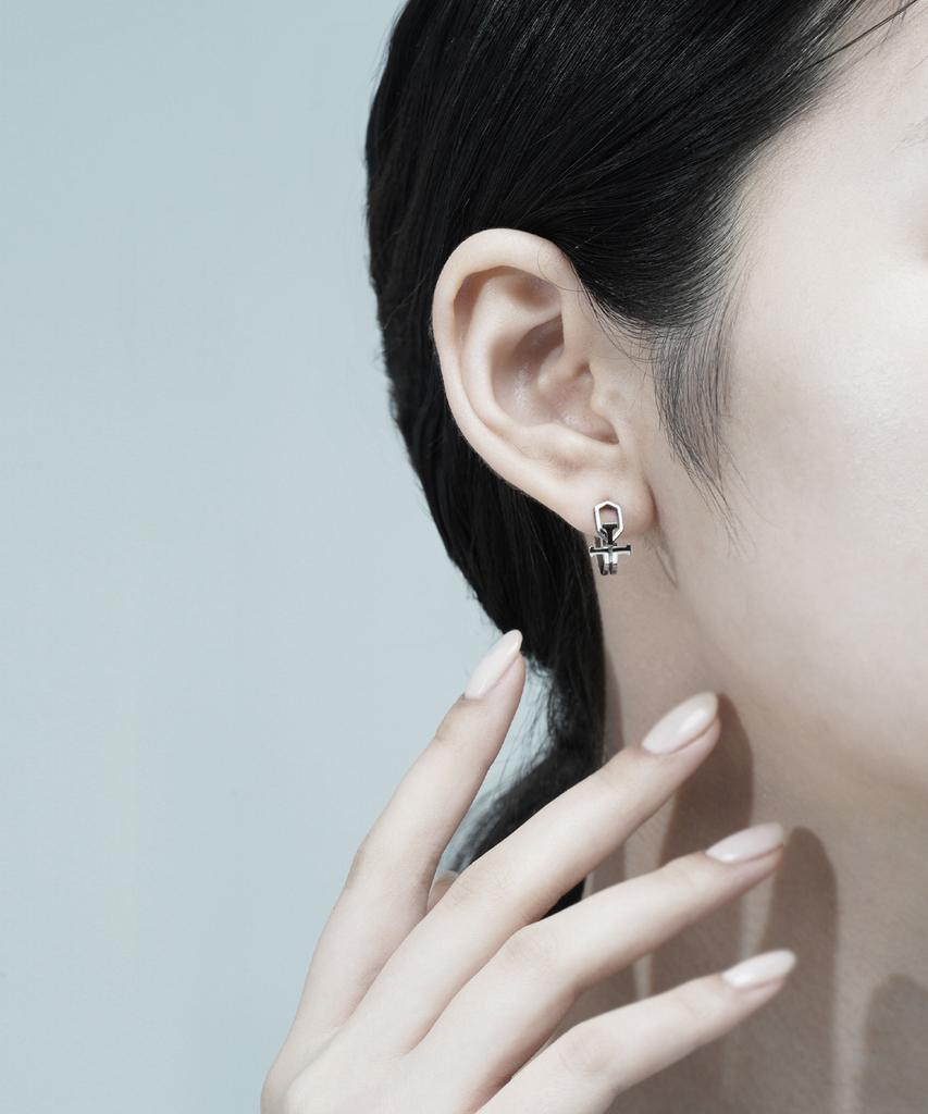 Trencadism Earrings / 925 Silver / Earrings Tm_Trm_Tme15Ly