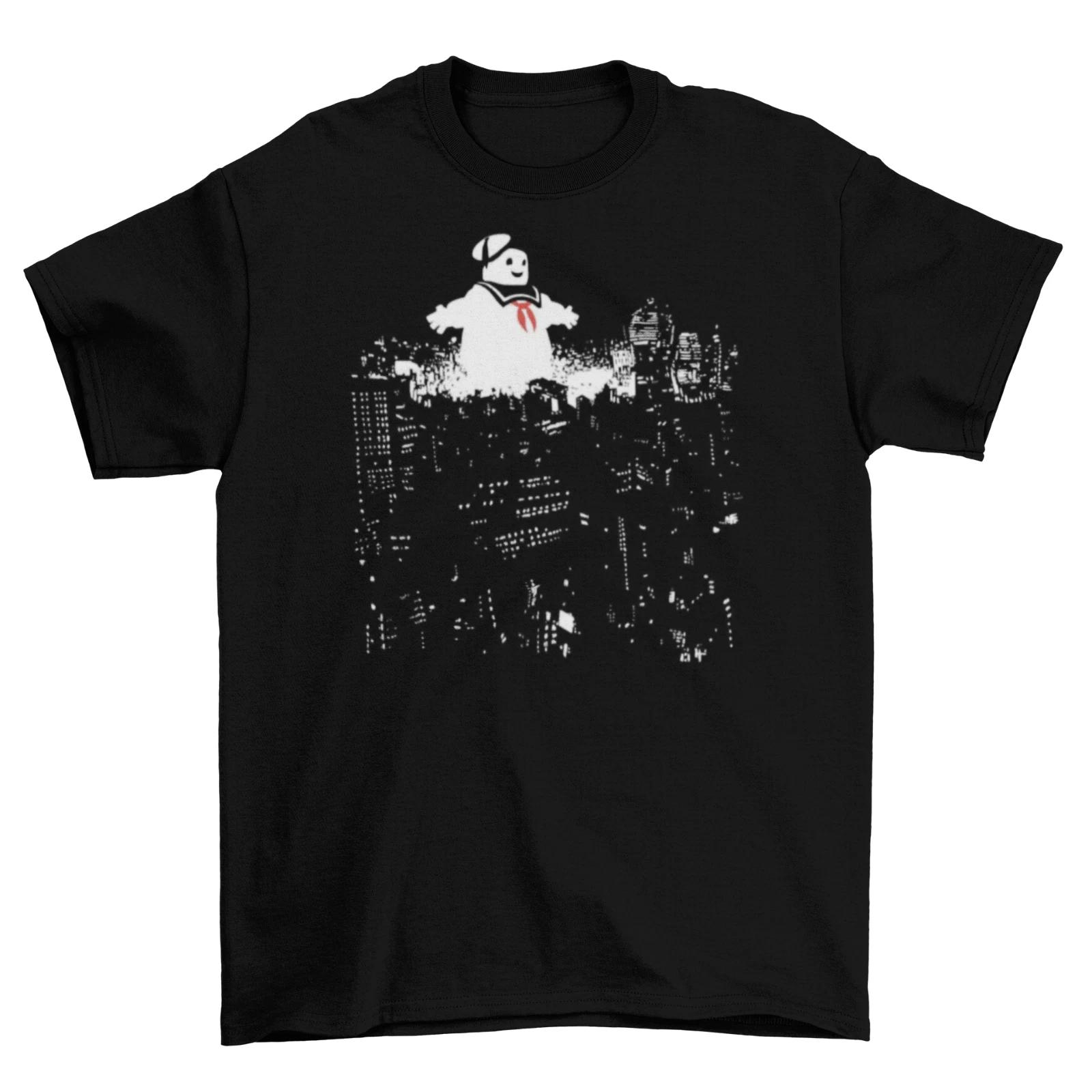 Футболка Stay Puft Ghostbusters Унисекс Смешная Взрослая Город Хэллоуин Размеры Новая XXXL