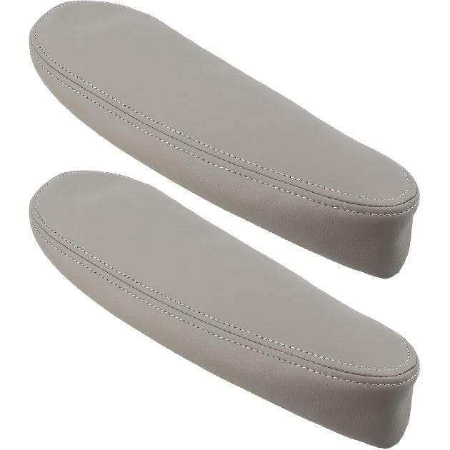AUTOKAY Seat Armrest Covers Fits for Toyota Sequoia 2001-2007-Gray