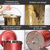 Burn Can for Paper Paper Burner Portable Stainless Cage with Lid Fire Hook And Liner Safe for Patio Garden Balcony Deck Beach