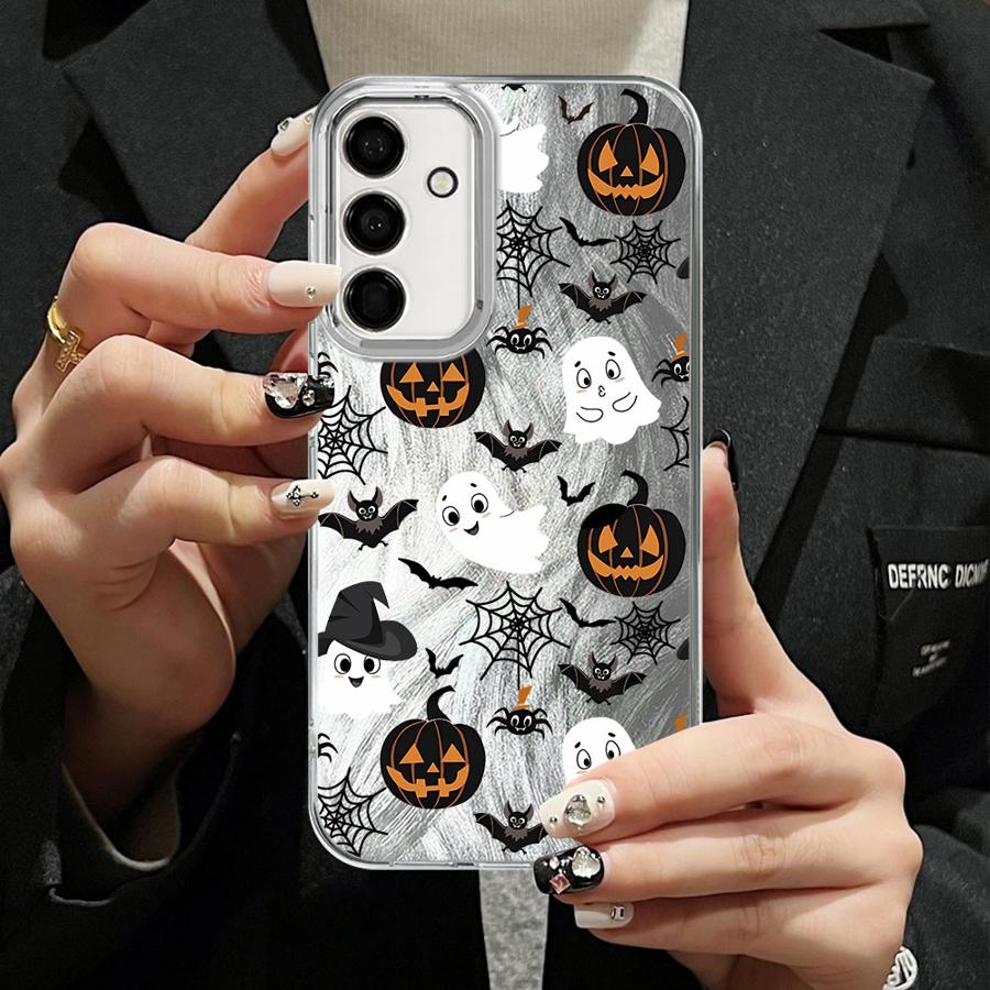 

Halloween Bat Pumpkin Ghost Black Soft Shell Case for Samsung Galaxy A51 A52 A21s A26 A13 A14 A24 A35 A36 A55 A15 A16 A23 A33 Galaxy A13 5G