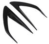 Front Fog Light Covers Right ABS Black for Mazda Roadster Aero Bumper Exterior Custom Parts Universal Aftermarket Parts (Left & Set) - Plastic, -