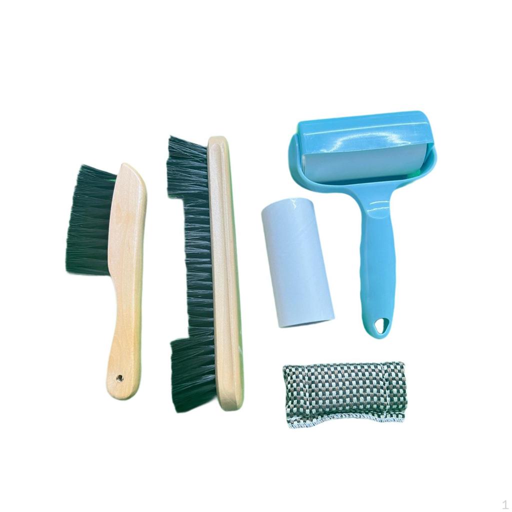 Billiard Table Brush Set, Hair And Dust Removal, Professional Deep Cleaning, Soft Bristles,