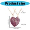 Stylish Best Friends Neck Jewelry Set Magnetic Best Friends Necklace with Heart Butterfly Flower Women Clavicle Chain