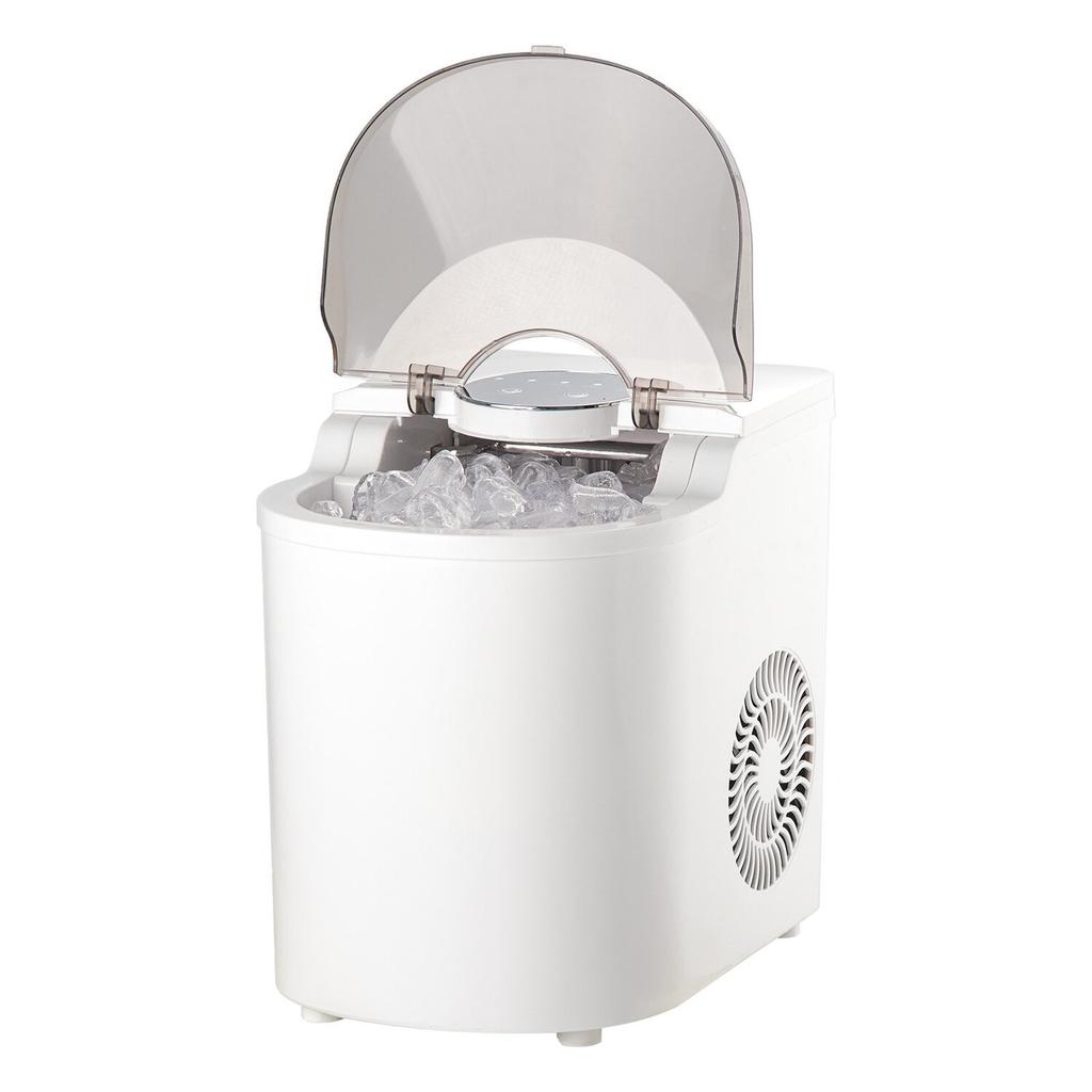 Countertop Ice Maker, 7 Cubes Ready In 6 Mins, 11.8 Kg Per Day, Self-Cleaning Portable Machine with Ice Scoop, Ice-Making Machine with 2 Sizes Bullet