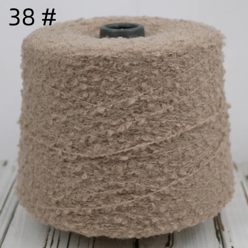 200g 460m Hand-braided Alpaca Loop Wool Yarn Thread Hand Knitting Wool Crochet Yarn for DIY Sweater Soft Smooth Yarn