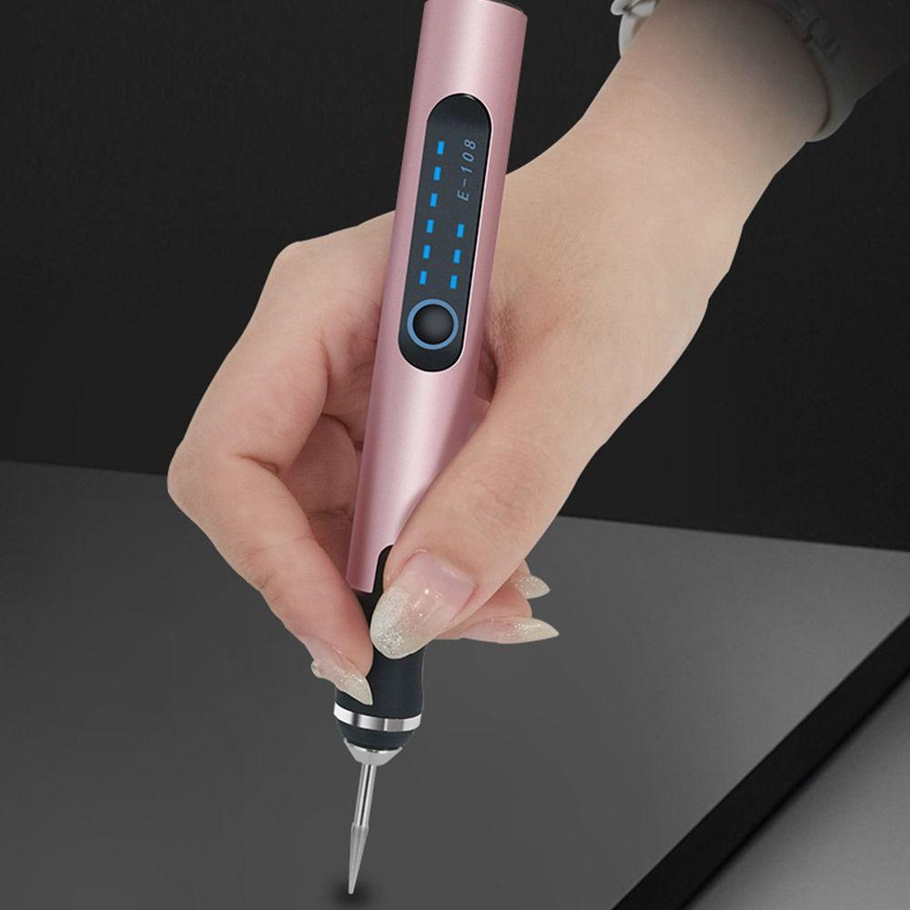 Rechargeable Engraving Pen Set 3 Speed Regulation Electric Polishing Pen  Drilling Holes