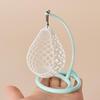 Dollhouse Hanging Basket Ornament - Miniature Swing Chair Decor for DIY Sandbox Furniture