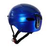 MOTO BASE SG/PSC Standard Airy Half Helmet for Motorcycles | MBHL-HF01 | Pearl Blue | One Size Fits Most (57-60cm)