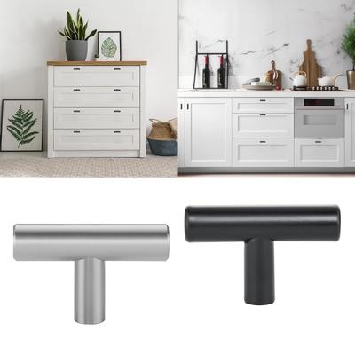 20pcs Stainless Steel 2 Inch Overall Length Dresser Knobs for Cabinets Cupboard Bathroom Kitchen Hardware Single Hole