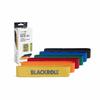 Set of 6 Blackroll Resistance Bands - Yellow/orange/red/green/blue/black - Tu