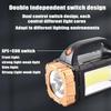 Multi-function Flashlight USB Solar Charging Dual-Purpose Lighting COB Work Light for Hurricane Emergency Hiking Camping