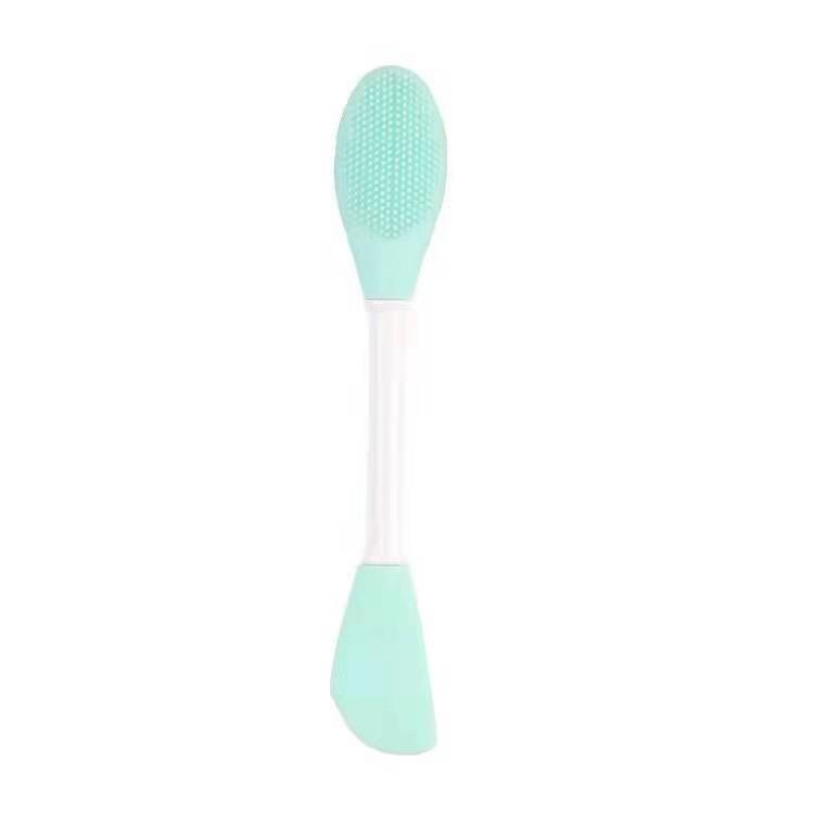 Dual-Sided Silicone Facial Cleansing and Massage Brush