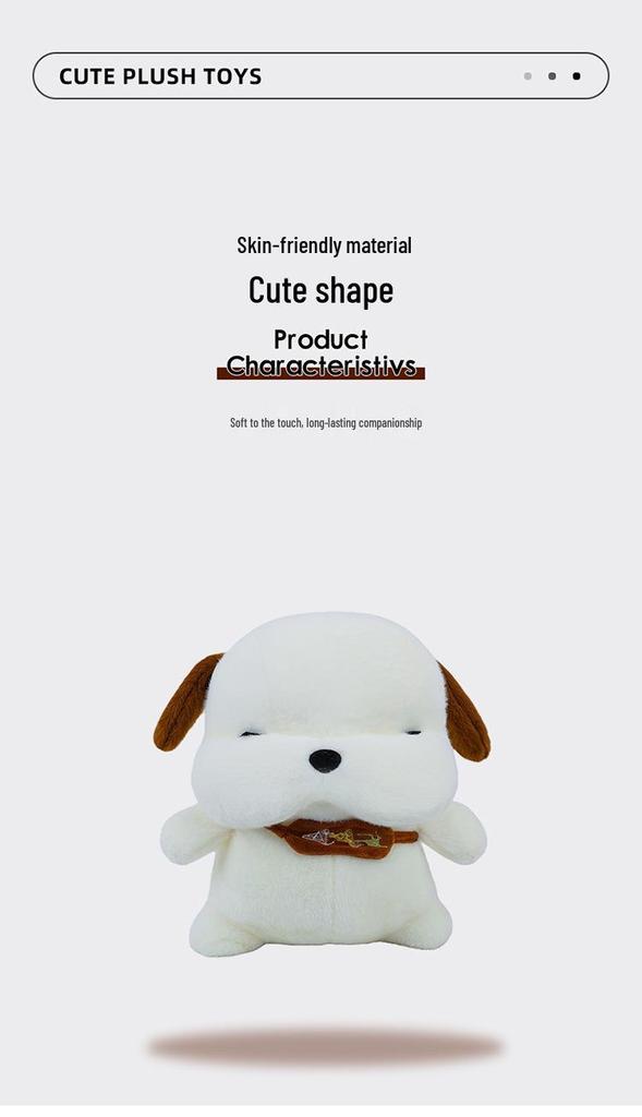 Cute Apology Talking Dog Plush Toy - Comfort Gift for Girlfriend