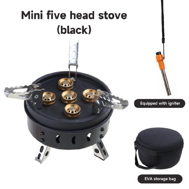 Camping Gas Stove 11000W Windproof Foldable Backpacking Gas Stove with Ignitions