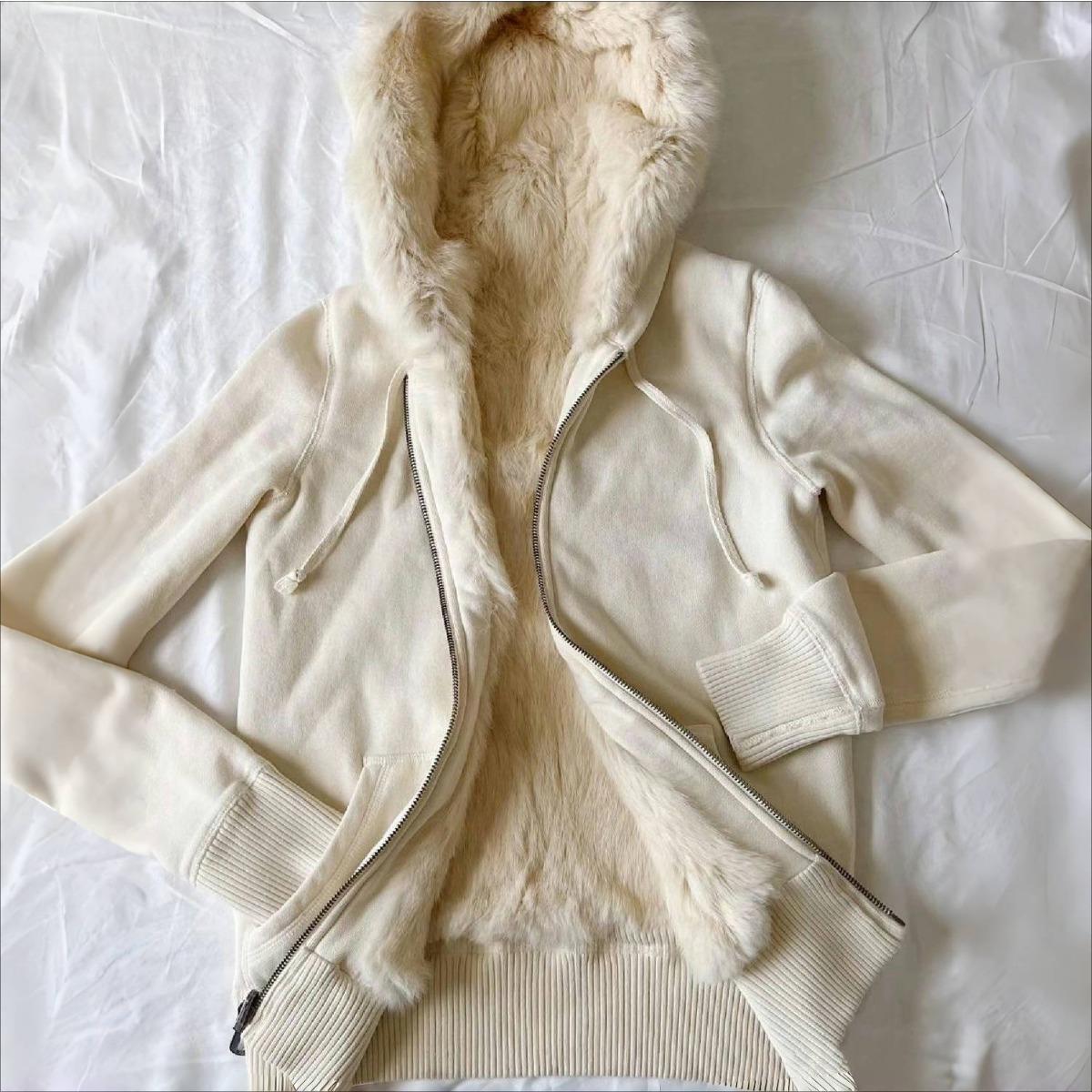 

2KWEIRD Ретро Мода Молния Приталенная Куртка Женская Новая Осень Винтаж Однотонная С Длинным Рукавом Теплое Пальто Эстетичная Повседневная Одежда L