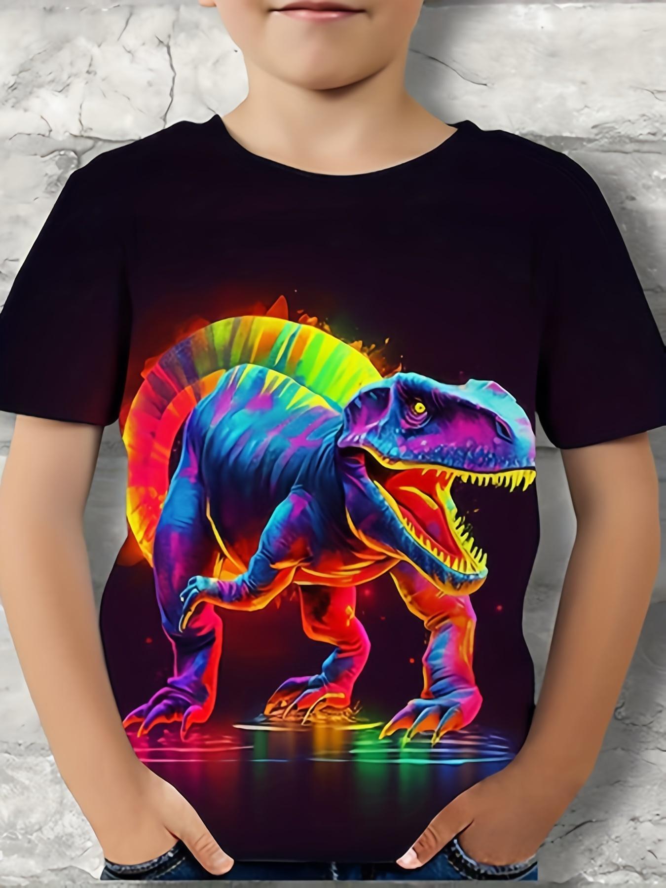 Детская одежда Футболка для мальчиков с коротким рукавом Детская футболка с принтом — фото 16