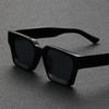 Square Vintage Sunglasses For Men Women Fashion Big Black Frame Shades Retro Designer Sun glasses Driving Eyewear Male UV400