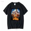 The Wanderers 1979 Movie Poster T Shirt Vintage Washed Comfortable Homme Streetwear Fashion Casual Designer Clothes Stretched