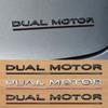 Car Sticker For Tesla Model 3 Y Juniper Highland 2020-2026 2025 Hot DUAL MOTOR Underlined Letters Emblem for TESLA Model 3 Y S X