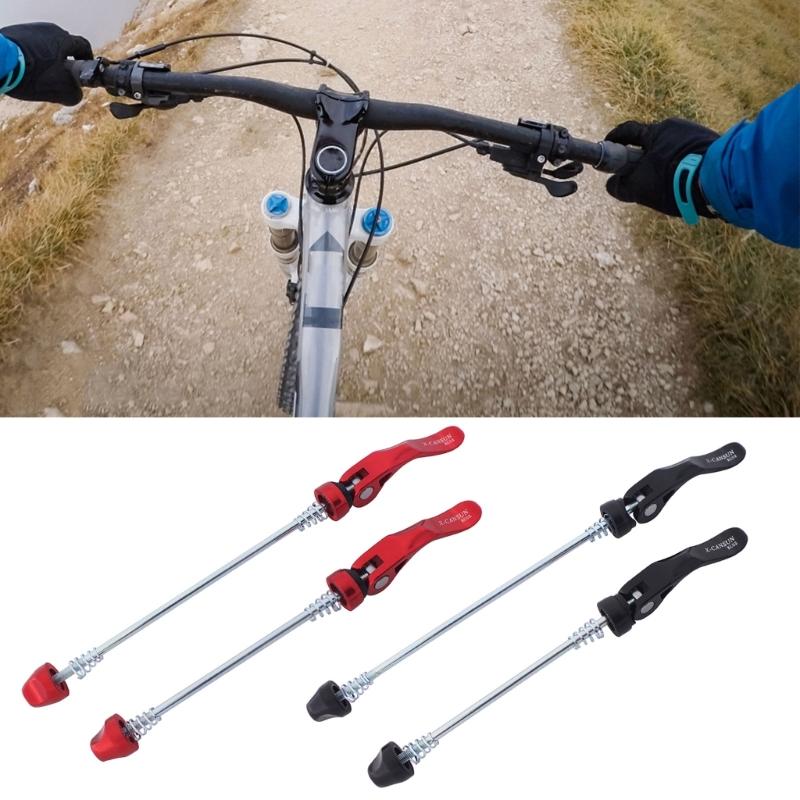 1Pair High-Strength Bicycles Hub Quick Release Lever Mountain Road Bike Wheel Hub Skewers Bicycles Quick Release Skewers