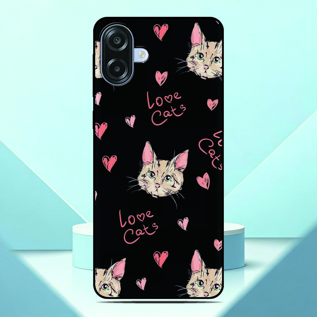 Lovely Kitten Anime Phone Case For OPPO A6T A6x A6 A5 Pro A5x A3 A3X A17 A17K 4G A78 A58 A54 A76 A57 A57s A2x Custom Photo Cover