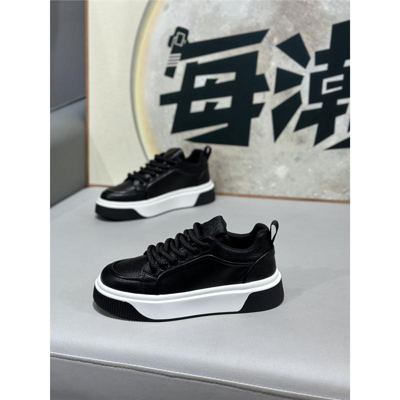 Herfst lage leren comfortabele casual schoenen met zachte zool en veters