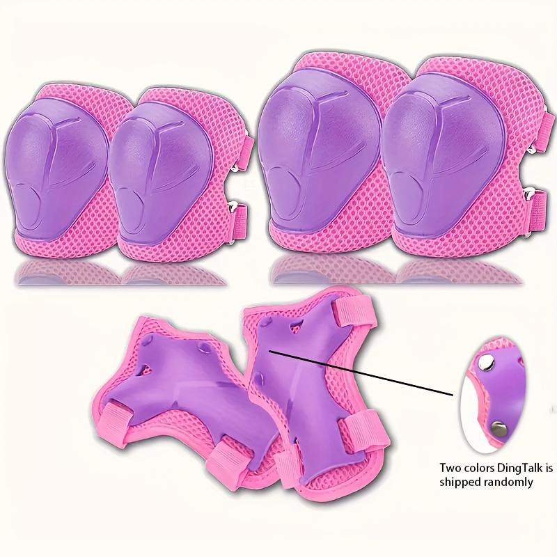 6pcs Kids' Sports Protective Gear Set for Ages 3-8 - Knee Pads, Elbow Guards, Durable PE Material, Shock Absorbent